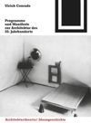 book: Programme und  Manifeste zur Architektur des 20. Jahrhunderts